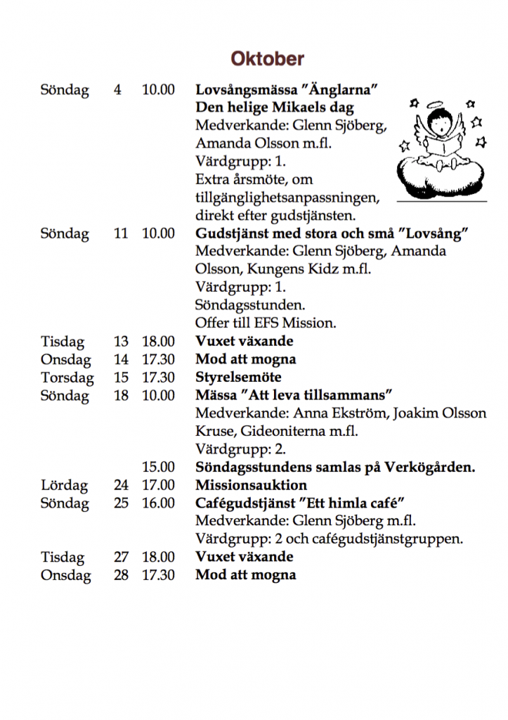 Program hösten 2015 oktober